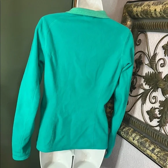 The North Face Teal Quarter-Zip Pullover Sz S Womens - Picture 6 of 13